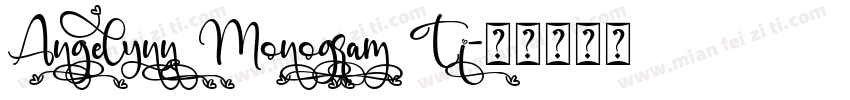 Angelynn Monogram Ti字体转换